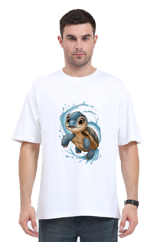 Splashy Turtle Tee